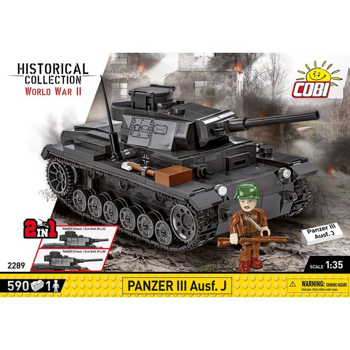 Panzer III Ausf.J (COBI-2289) \ Tanks and vehicles \ Cobi.eu